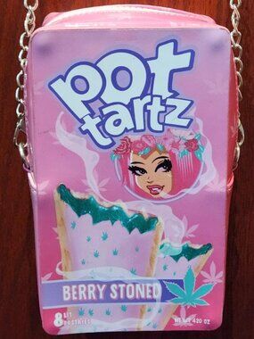 SUGAR THRILLZ STONER WEED RAVER CROSS BODY BAG